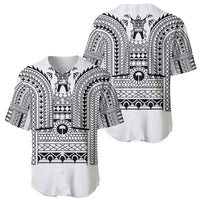 Philippines Igorot Tribal Art Tattoo White Baseball Jersey - Polynesian Pride