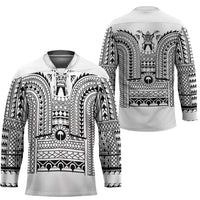 Philippines Igorot Tribal Art Tattoo White Hockey Jersey LT05 - Polynesian Pride