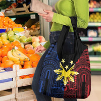 Philippines Sun Star Grocery Bag Igorot Tribal Inspiration - Polynesian Pride