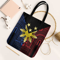 Philippines Sun Star Tote Bag Igorot Tribal Inspiration - Polynesian Pride