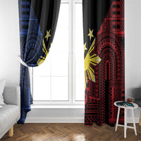 Philippines Sun Star Window Curtain Igorot Tribal Inspiration - Polynesian Pride