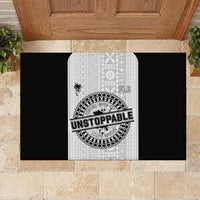 Fiji Obstacle Race 2023 Rubber Doormat Never Give Up LT05 - Polynesian Pride