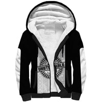 Personalized Fiji Obstacle Race 2023 Sherpa Hoodie Never Give Up LT05 Unisex Black - Polynesian Pride