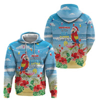 Hawaii Christmas Hoodie Funny Macaw Parrot Tropical Vibe LT05 - Polynesian Pride