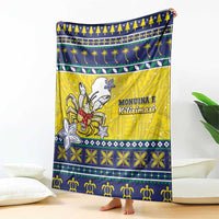 Niue The Rock Christmas Blanket Niuean Crab Monuina E Kilisimasi LT05 - Polynesian Pride