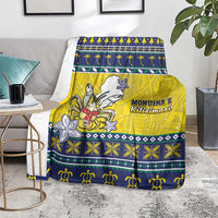 Niue The Rock Christmas Blanket Niuean Crab Monuina E Kilisimasi LT05 - Polynesian Pride