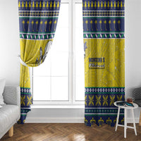 Niue The Rock Christmas Window Curtain Niuean Crab Monuina E Kilisimasi LT05 - Polynesian Pride