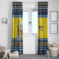 Niue The Rock Christmas Window Curtain Niuean Crab Monuina E Kilisimasi LT05 - Polynesian Pride