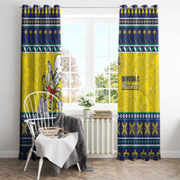 Niue The Rock Christmas Window Curtain Niuean Crab Monuina E Kilisimasi LT05 - Polynesian Pride