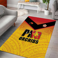Papua New Guinea Rugby Area Rug Go Orchids Pacific Champions LT05 - Polynesian Pride