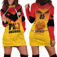Papua New Guinea Rugby Custom Hoodie Dress Go Orchids Pacific Champions LT05 - Polynesian Pride