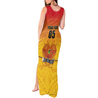 Papua New Guinea Rugby Custom Tank Maxi Dress Go Orchids Pacific Champions LT05 - Polynesian Pride