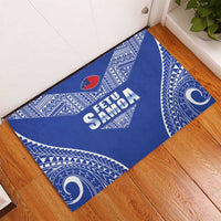 Fetu Samoa Rugby Rubber Doormat Go Champions LT05 - Polynesian Pride