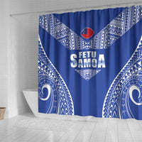 Fetu Samoa Rugby Shower Curtain Go Champions LT05 - Polynesian Pride