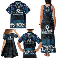 Micronesia FSM 691 Family Matching Tank Maxi Dress and Hawaiian Shirt Respect Culture