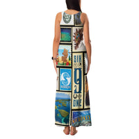 FSM Micronesia Culture Family Matching Tank Maxi Dress and Hawaiian Shirt