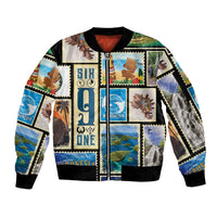 FSM Micronesia Culture Sleeve Zip Bomber Jacket LT05 Unisex Colorful - Polynesian Pride