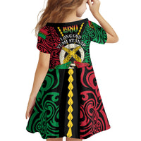 Vanuatu 46th Independence Day Family Matching Tank Maxi Dress and Hawaiian Shirt Long God Yumi Stanap Wild Boar LT05 - Polynesian Pride