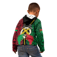 Vanuatu 46th Independence Day Kid Hoodie Long God Yumi Stanap Wild Boar LT05 - Polynesian Pride