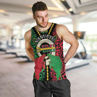Vanuatu 45th Independence Day Men Tank Top Long God Yumi Stanap Wild Boar LT05