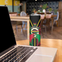 Vanuatu 46th Independence Day Skinny Tumbler Long God Yumi Stanap Wild Boar LT05 - Polynesian Pride
