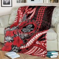 Hawaii Lahainaluna High School Blanket Tribal Tattoo With Hibiscus Flowers LT05 - Polynesian Pride