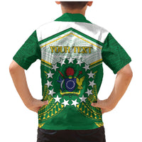 Personalised Cook Islands Ra o te Ui Ariki Family Matching Mermaid Dress and Hawaiian Shirt Polynesian Pattern