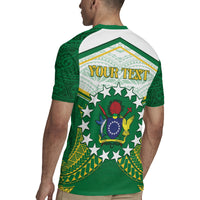 Personalised Cook Islands Ra o te Ui Ariki Rugby Jersey Polynesian Pattern