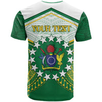 Personalised Cook Islands Ra o te Ui Ariki T Shirt Polynesian Pattern