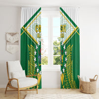 Cook Islands Ra o te Ui Ariki Window Curtain Polynesian Pattern