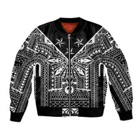 Black Philippines Sun Star Bomber Jacket Igorot Tribal Inspiration LT05 Unisex Black - Polynesian Pride