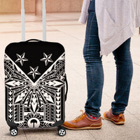 Black Philippines Sun Star Luggage Cover Igorot Tribal Inspiration LT05 Black - Polynesian Pride