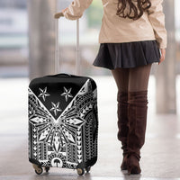 Black Philippines Sun Star Luggage Cover Igorot Tribal Inspiration LT05 - Polynesian Pride