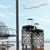 Black Philippines Sun Star Luggage Cover Igorot Tribal Inspiration LT05 - Polynesian Pride
