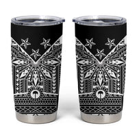Black Philippines Sun Star Tumbler Cup Igorot Tribal Inspiration LT05 Black - Polynesian Pride
