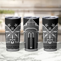 Black Philippines Sun Star Tumbler Cup Igorot Tribal Inspiration LT05 - Polynesian Pride