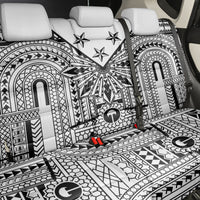 White Philippines Sun Star Back Car Seat Cover Igorot Tribal Inspiration LT05 - Polynesian Pride