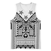 White Philippines Sun Star Basketball Jersey Igorot Tribal Inspiration LT05 Unisex White - Polynesian Pride