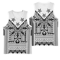 White Philippines Sun Star Basketball Jersey Igorot Tribal Inspiration LT05 - Polynesian Pride