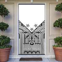 White Philippines Sun Star Door Cover Igorot Tribal Inspiration LT05 White - Polynesian Pride