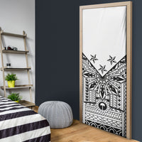 White Philippines Sun Star Door Cover Igorot Tribal Inspiration LT05 - Polynesian Pride