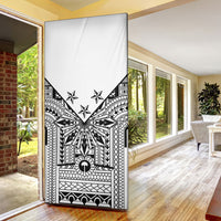 White Philippines Sun Star Door Cover Igorot Tribal Inspiration LT05 - Polynesian Pride