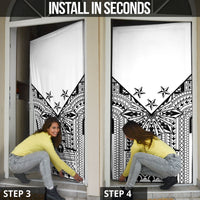 White Philippines Sun Star Door Cover Igorot Tribal Inspiration LT05 - Polynesian Pride