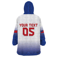 Custom Samoa Rugby 2024 Pacific Wearable Blanket Hoodie Go Manu Samoa