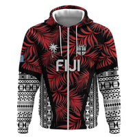 Custom Flying Fijians Rugby 2024 Pacific Hoodie Go Fiji LT05 Zip Hoodie Black - Polynesian Pride