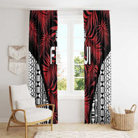 Flying Fijians Rugby 2024 Pacific Window Curtain Go Fiji