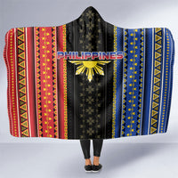 Philippines Filipinos Hooded Blanket Igorot Tribal Inspiration Pattern Style