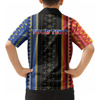 Personalised Philippines Filipinos Kid Hawaiian Shirt Igorot Tribal Inspiration Pattern Style