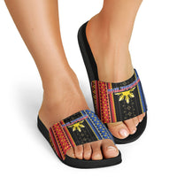 Philippines Filipinos Slide Sandals Igorot Tribal Inspiration Pattern Style