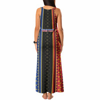 Personalised Philippines Filipinos Tank Maxi Dress Igorot Tribal Inspiration Pattern Style